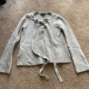 An Taylor lace up sweater